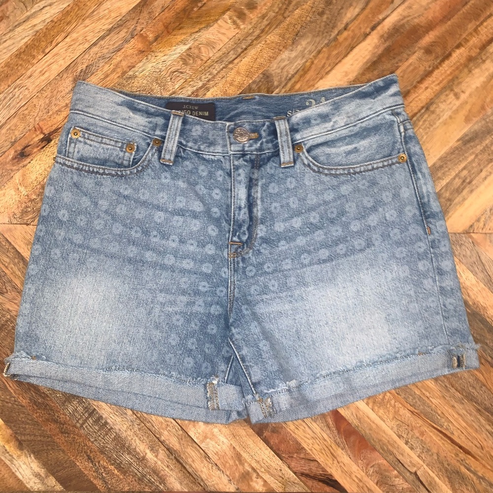 J. Crew Indigo 24” Women’s Jeans Cutoff Shorts
